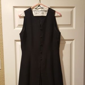 Black, sleeveless cocktail dress, size 8